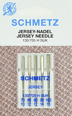 Иглы Schmetz джерси 130/705 H SUK (70x1, 80x2, 90x1, 100x1) 5 шт в Нелидово