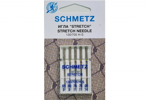 Иглы Schmetz стрейч combi (65x2, 75x2, 90x1), 5 шт в Нелидово
